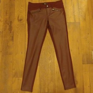 Mossimo faux leather pants 2